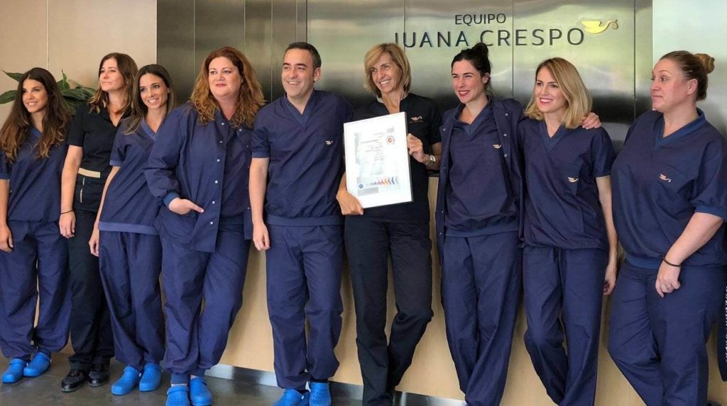 Equipo Juana Crespo Squadra della clinica IVF