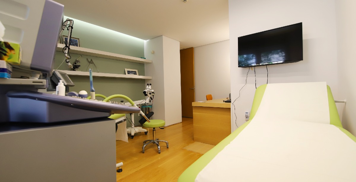 Sala di consultazione presso Pelargos IVF Grecia