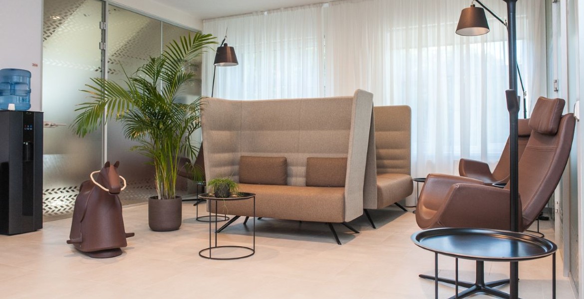 Sala d'attesa del Centro di Medicina della Riproduzione “Embrions”